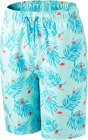 Boys Swim Trunks Quick-Dry w/Ultra Soft Jersey Lining Premium Eco Material UPF 50 