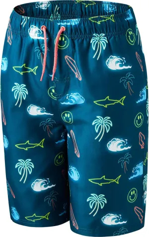 Boys Swim Trunks Quick-Dry w/Ultra Soft Jersey Lining Premium Eco Material UPF 50 