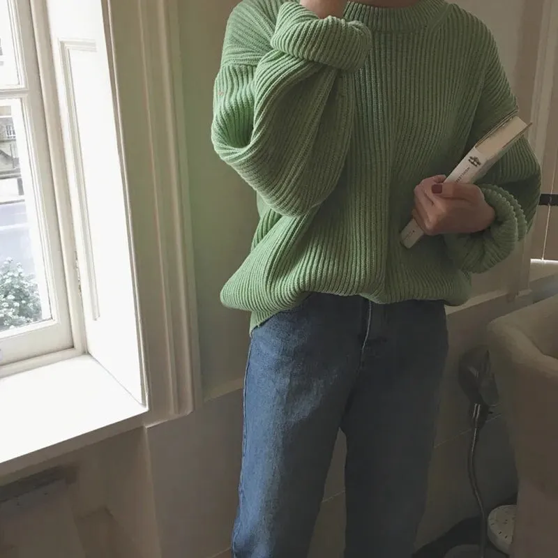 Cashmere Crowned Cloak Knitted Pullover