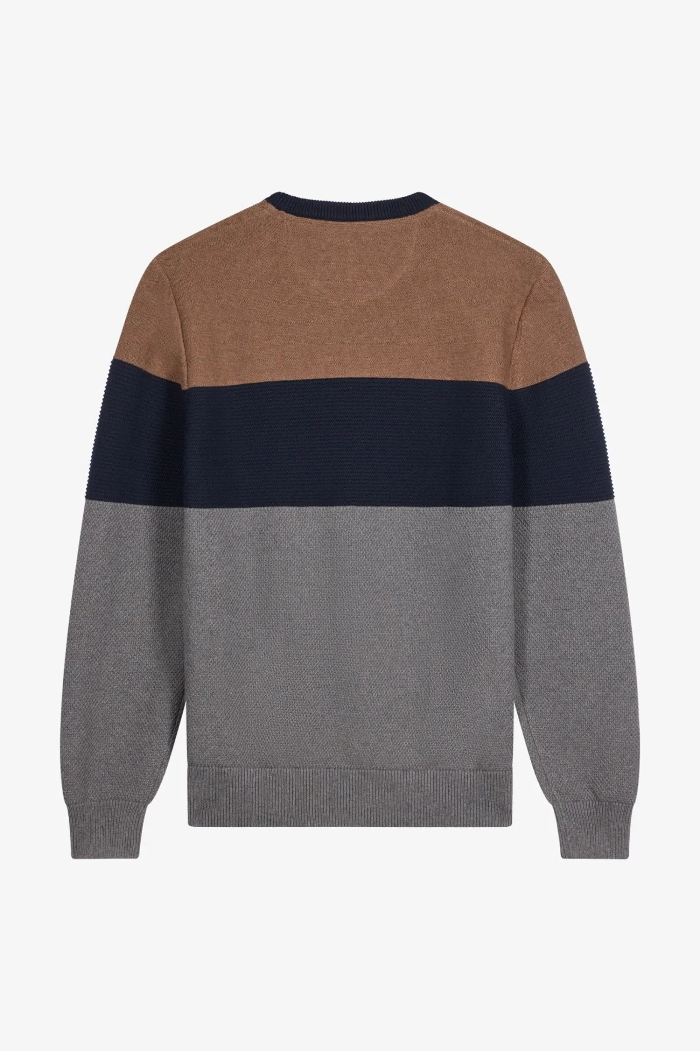 Eden Park Block Stripe Crew Neck Jumper