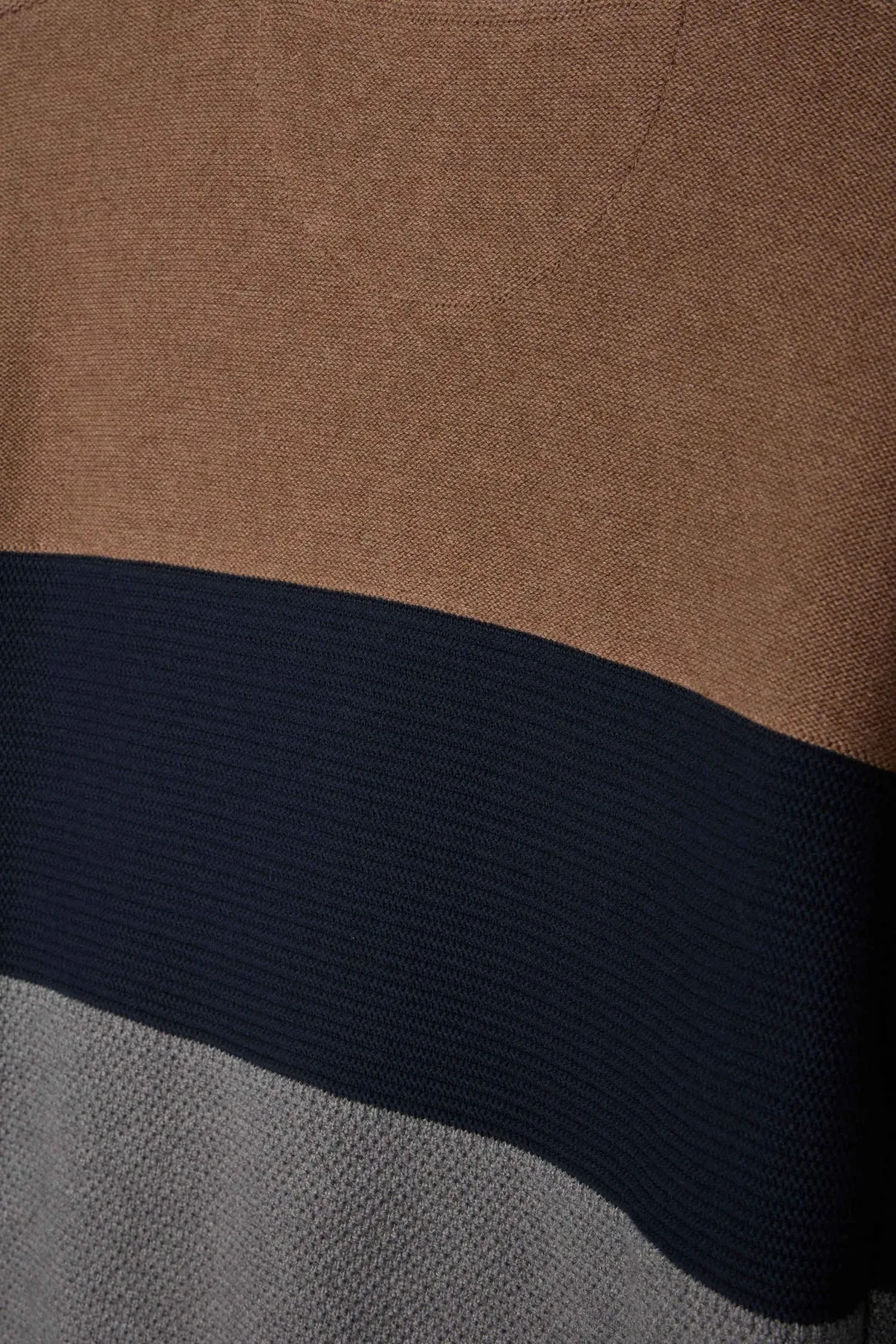 Eden Park Block Stripe Crew Neck Jumper