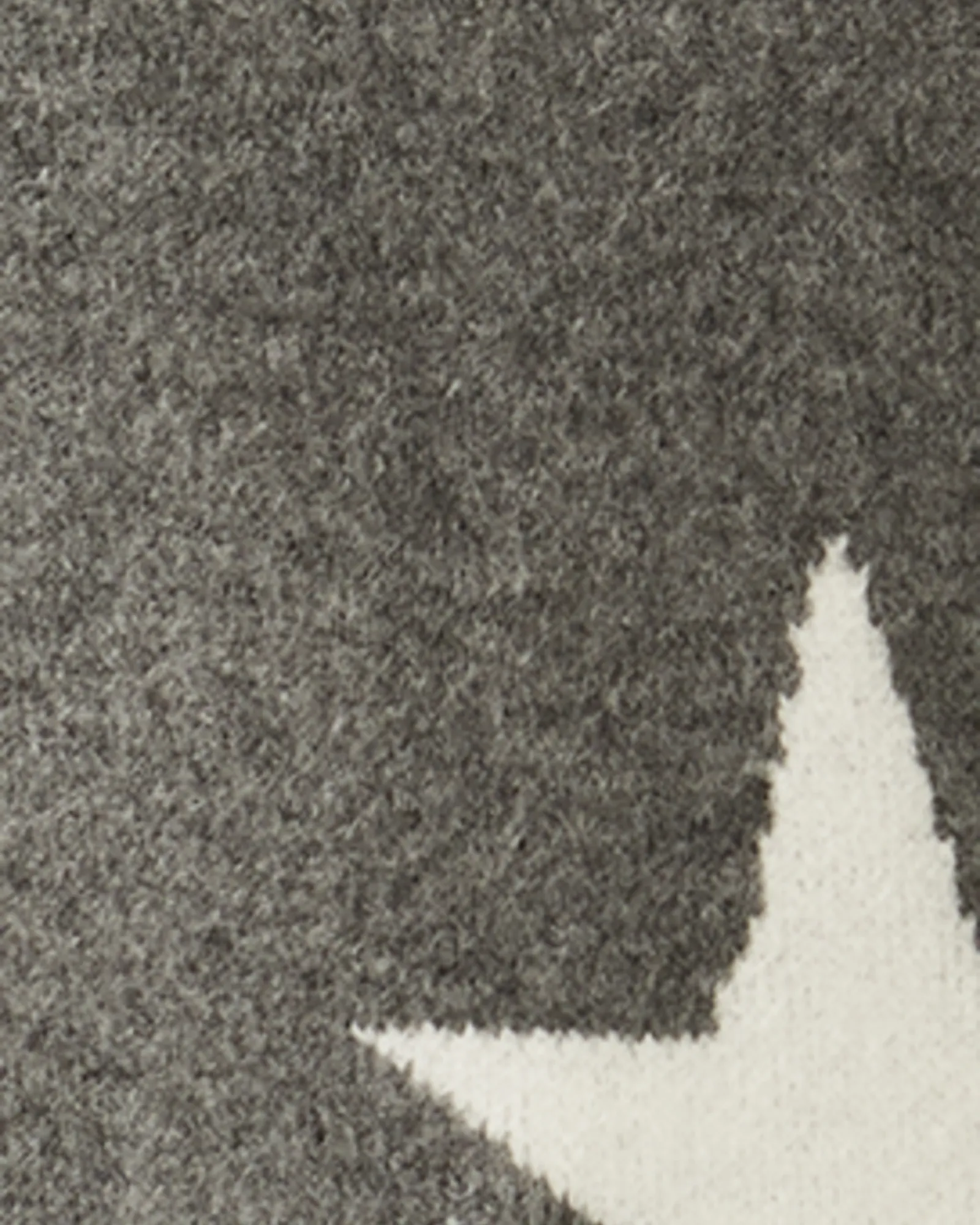 Eirisse Star Pattern Sweater | Charcoal Grey / White