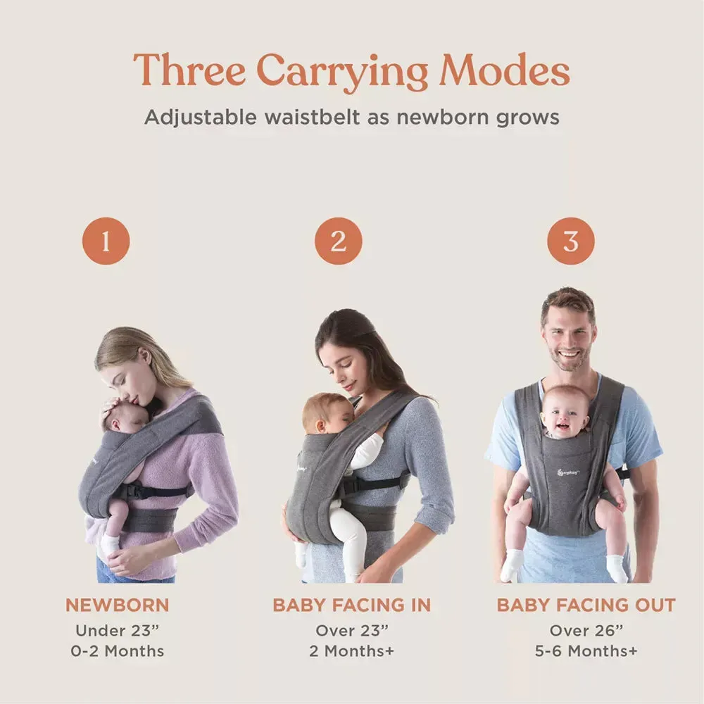 Embrace Cozy Knit Newborn Carrier for Babies - Jade
