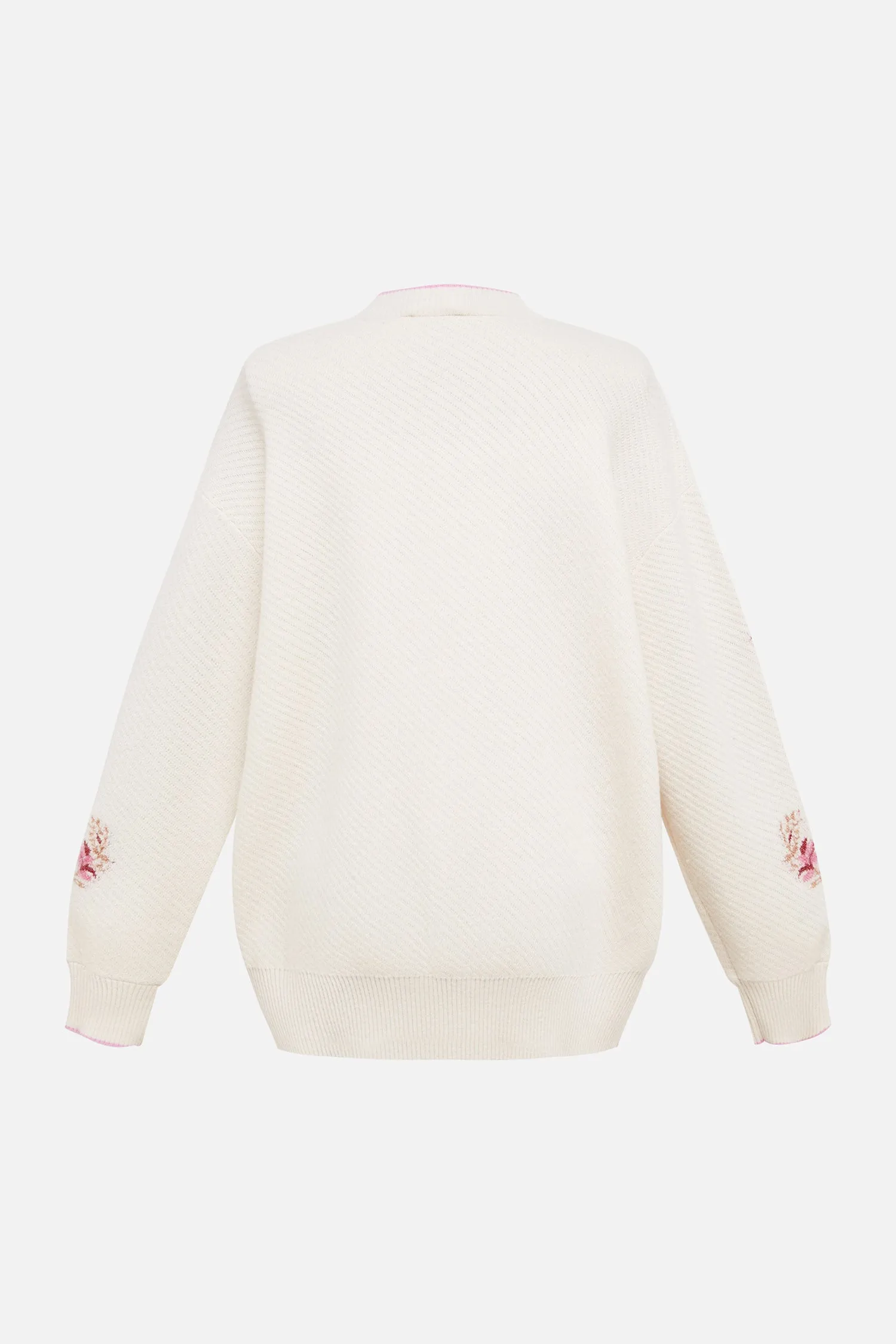 EP YAYING Relaxed Fit Wool Knit Sweater