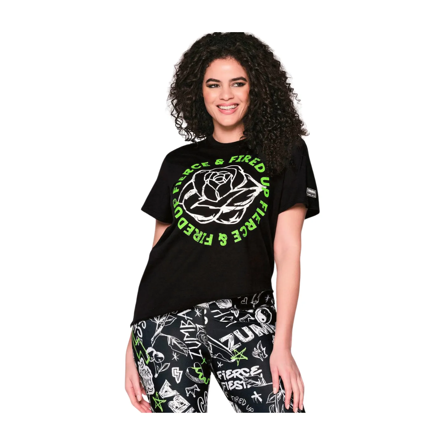 Fierce and Fired Up Asymmetrical Tee
