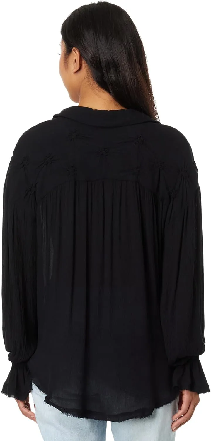 Free People Olivia Smocked Top