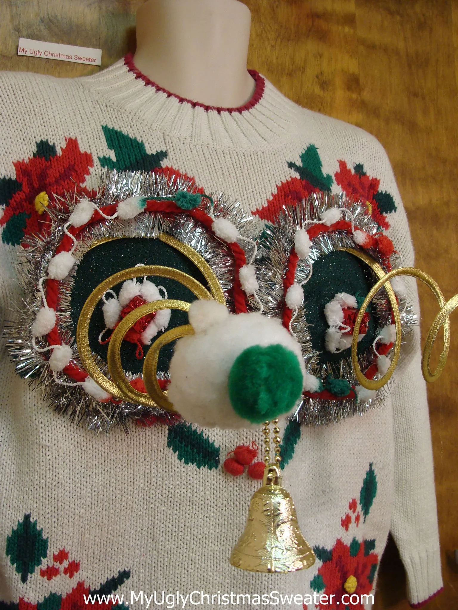 Funny 80s Naughty Ugly Christmas Sweater