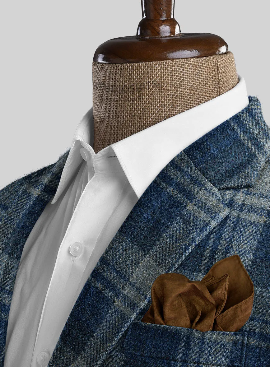 Harris Tweed Blue Tartan Jacket