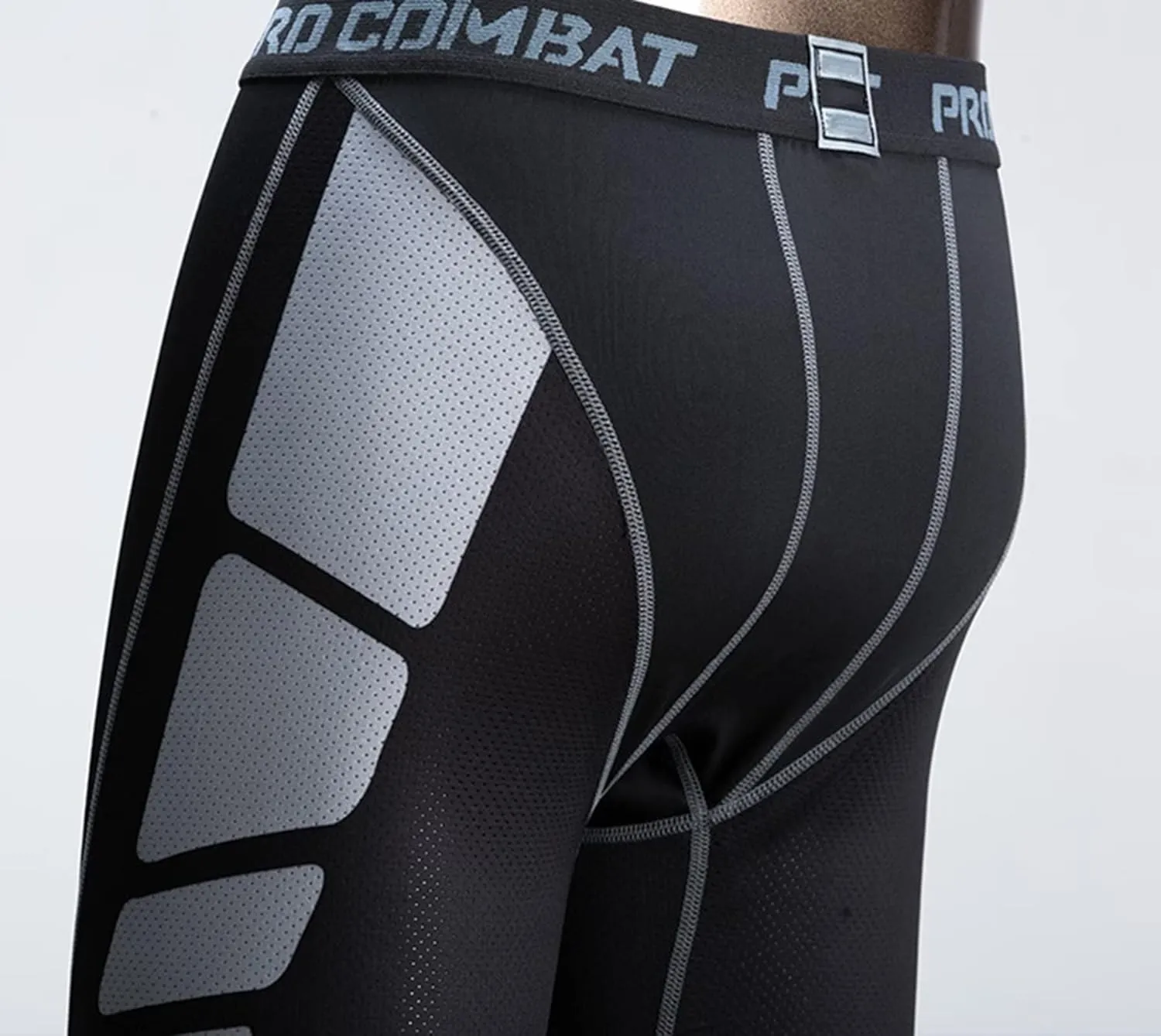HNVAVQ 3 Pack Compression Shorts Mens Quick Dry Running Shorts Base Layers Men for Training,Basketball,Gym