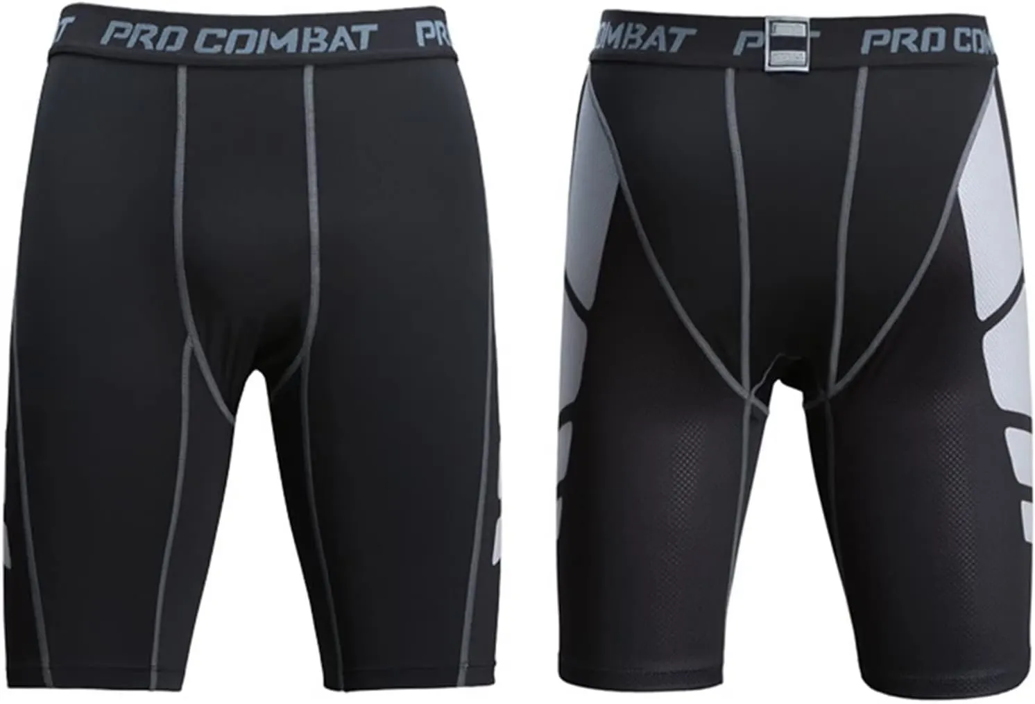 HNVAVQ 3 Pack Compression Shorts Mens Quick Dry Running Shorts Base Layers Men for Training,Basketball,Gym