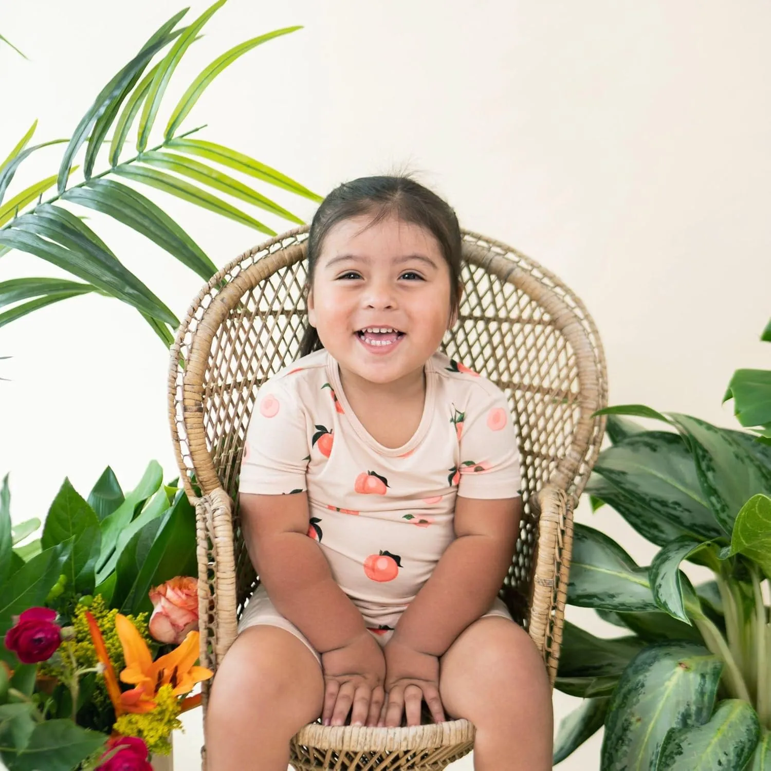 KYTE BABY Toddler Short Sleeve Pajama Set - Pjs for Toddlers Made of Soft Rayon Made From Bamboo Material