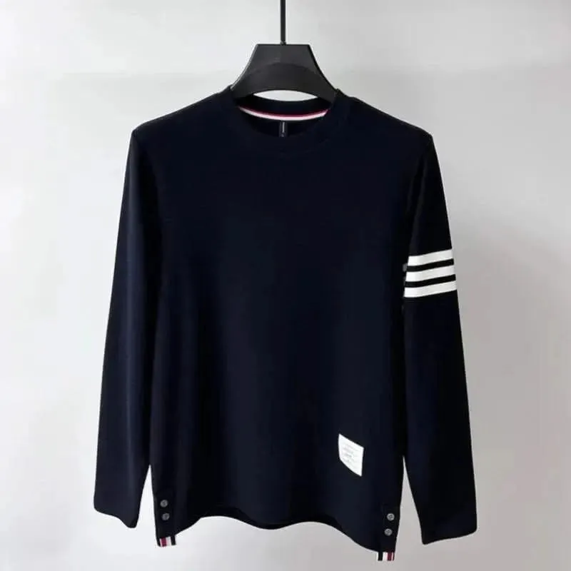 Luxury Velvet Long Sleeve Pullover T-Shirt for Men