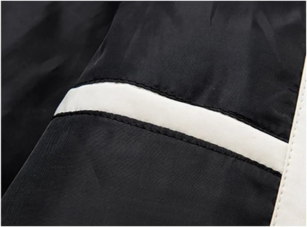 Men Thicken Warm Hooded Coat Fur Collar Slim Cotton Hooded Jacket Mid-Length Windbreaker