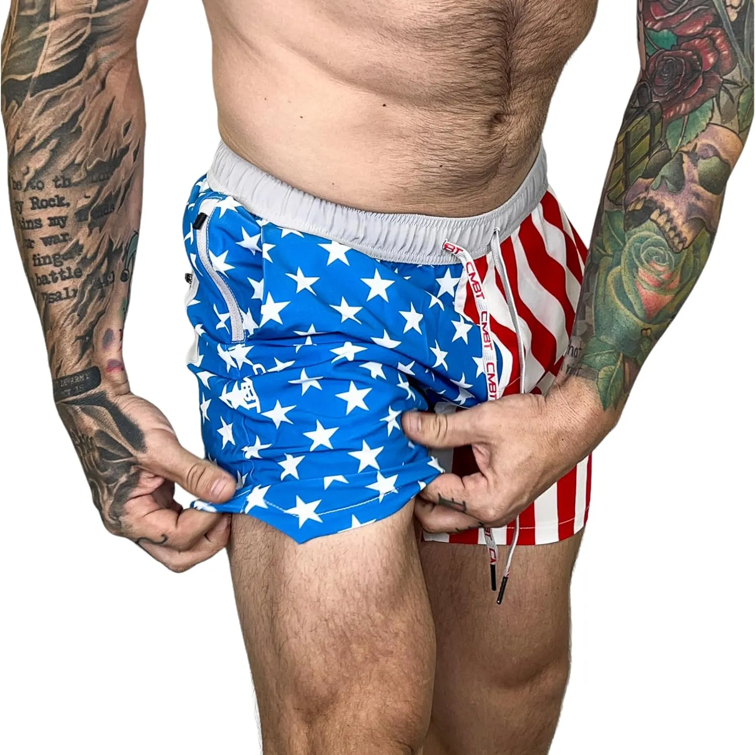 Men’s Hybrid Athletic Shorts | 5" Inseam | Perfect for Gym and Swim| Quick Dry Lightweight Material
