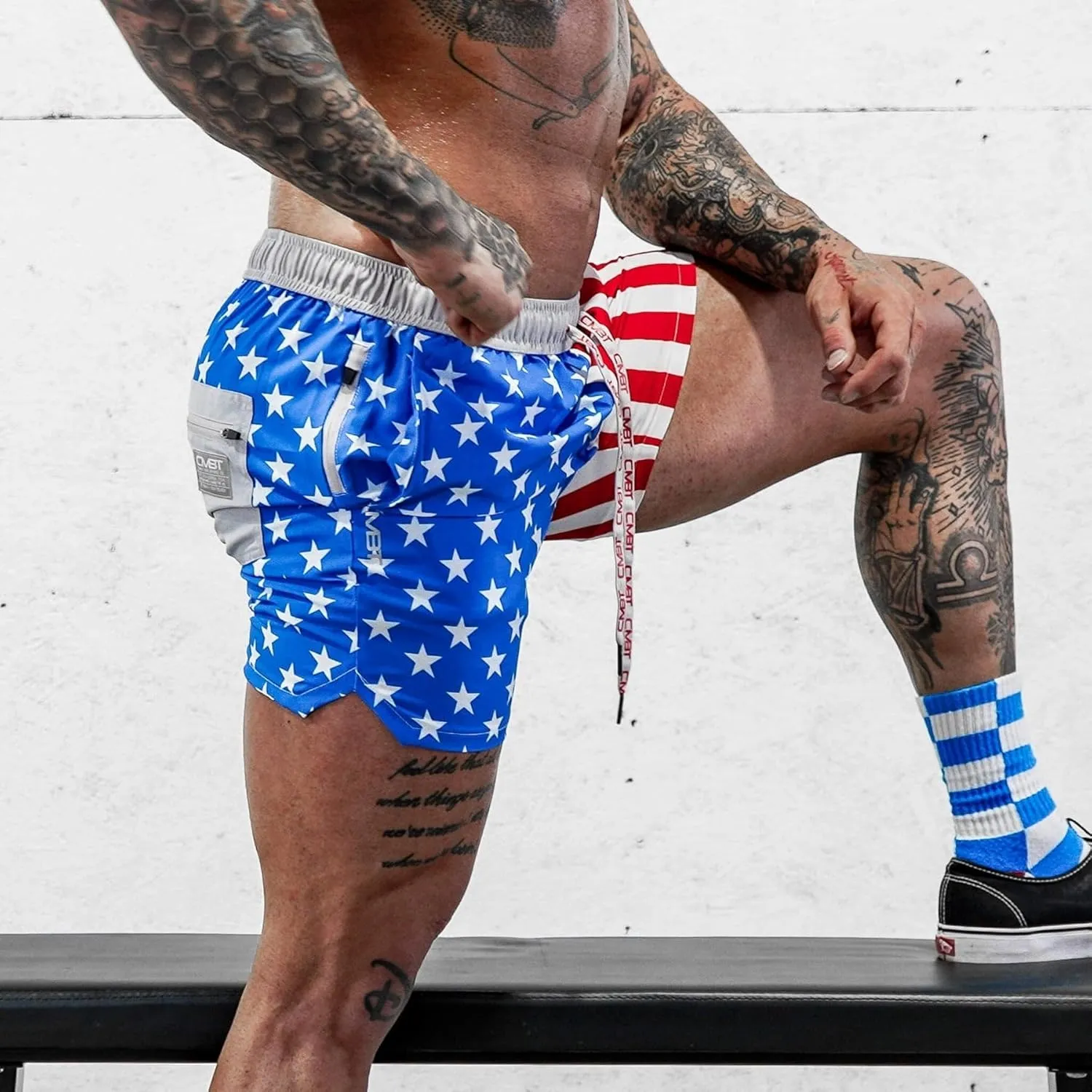 Men’s Hybrid Athletic Shorts | 5" Inseam | Perfect for Gym and Swim| Quick Dry Lightweight Material