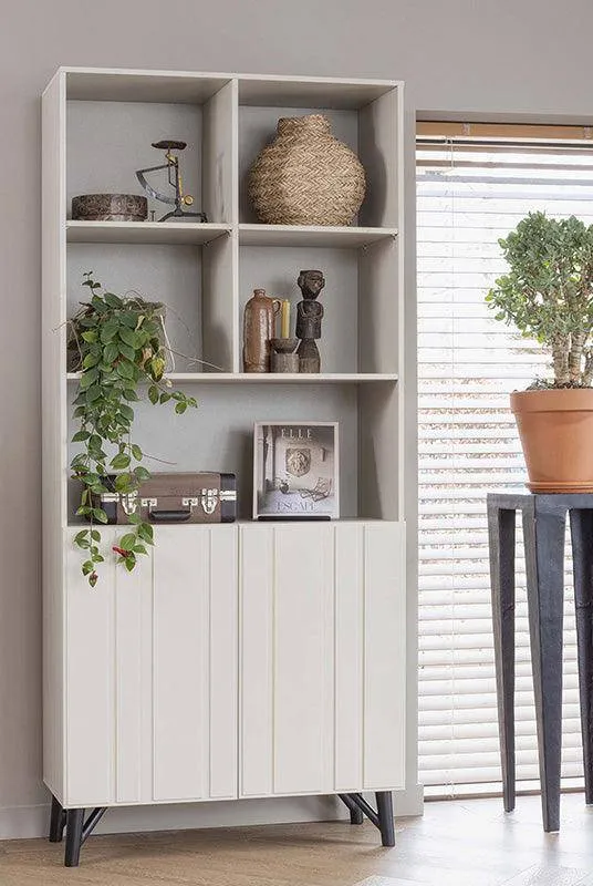Miller Dust Pine Wood 2 Doors Cabinet