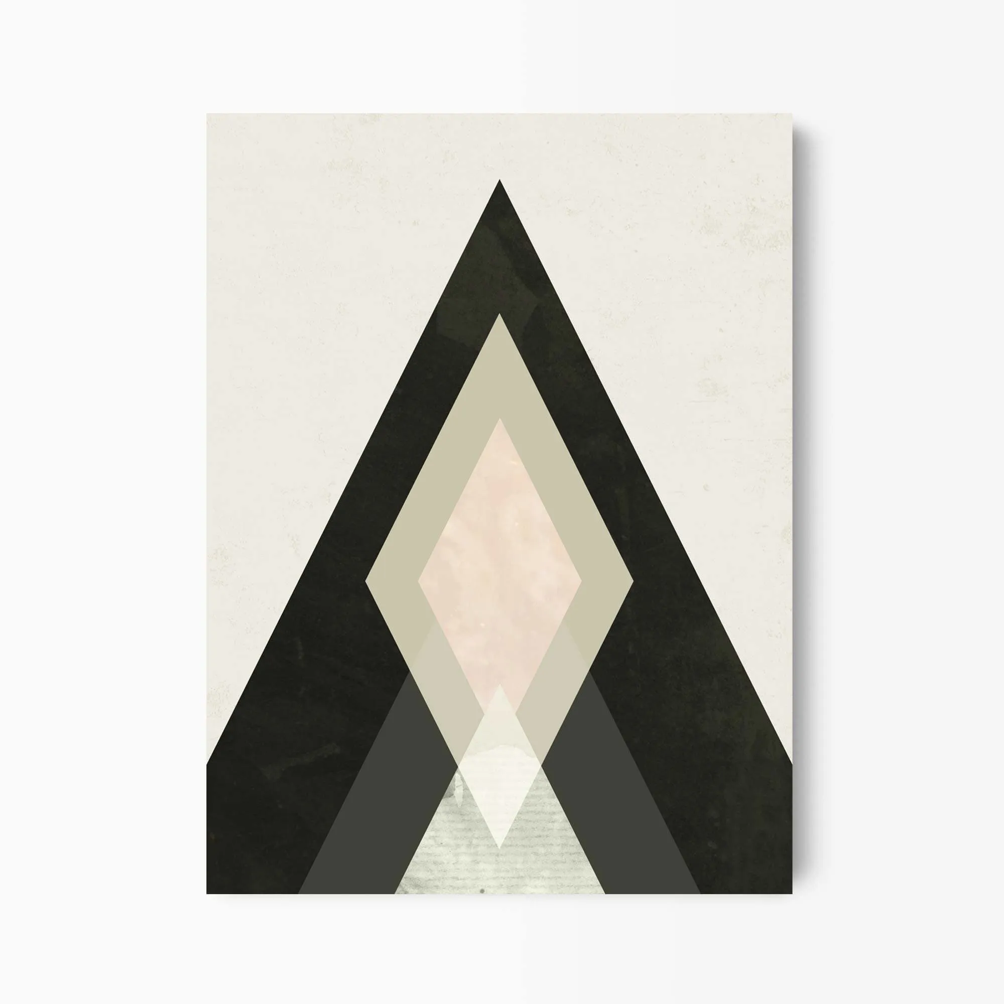 Mountains Beyond Mountains Abstract Art Print