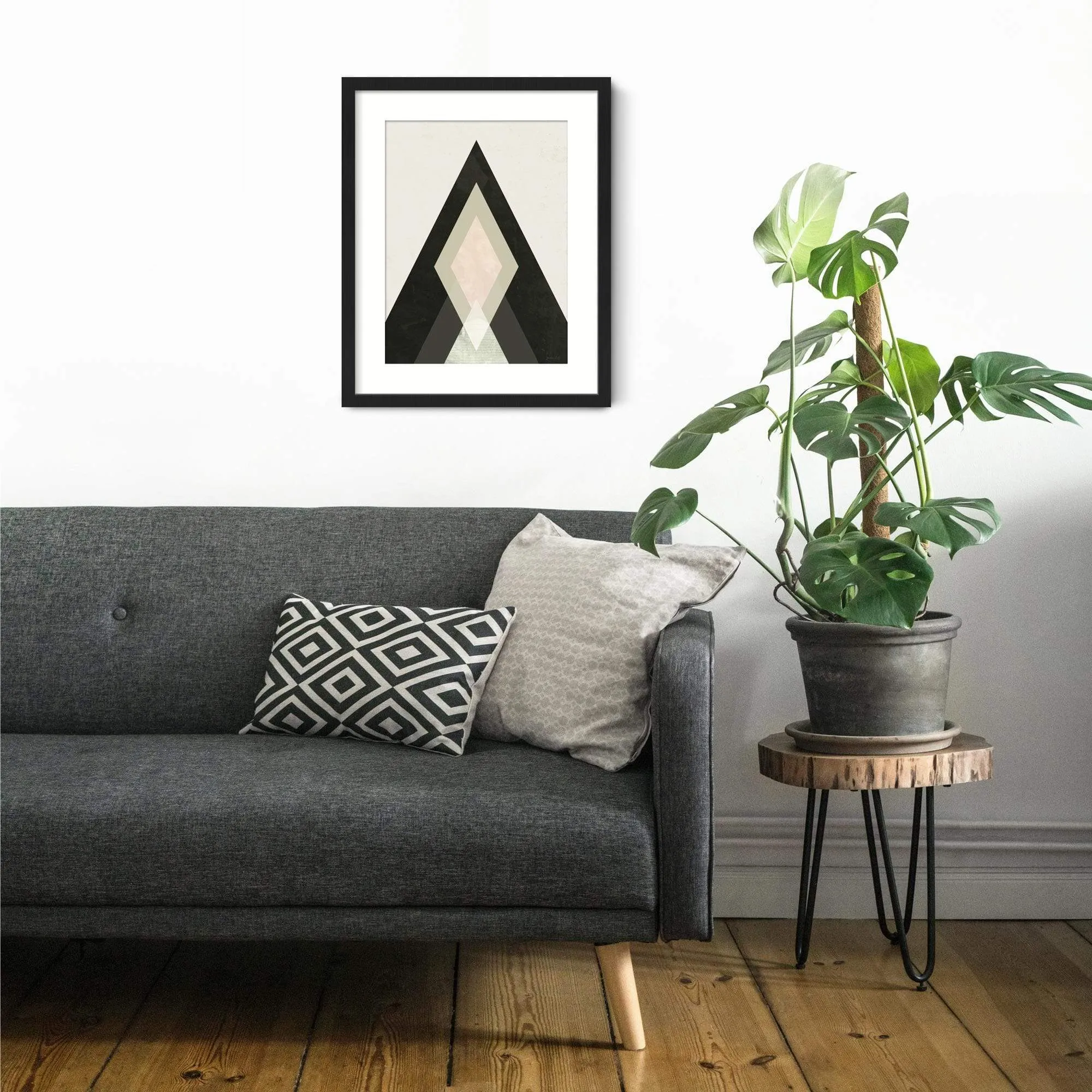 Mountains Beyond Mountains Abstract Art Print