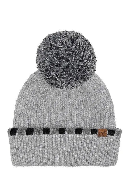 Neutral Horizontal Striped Beanies - 3 Colors!