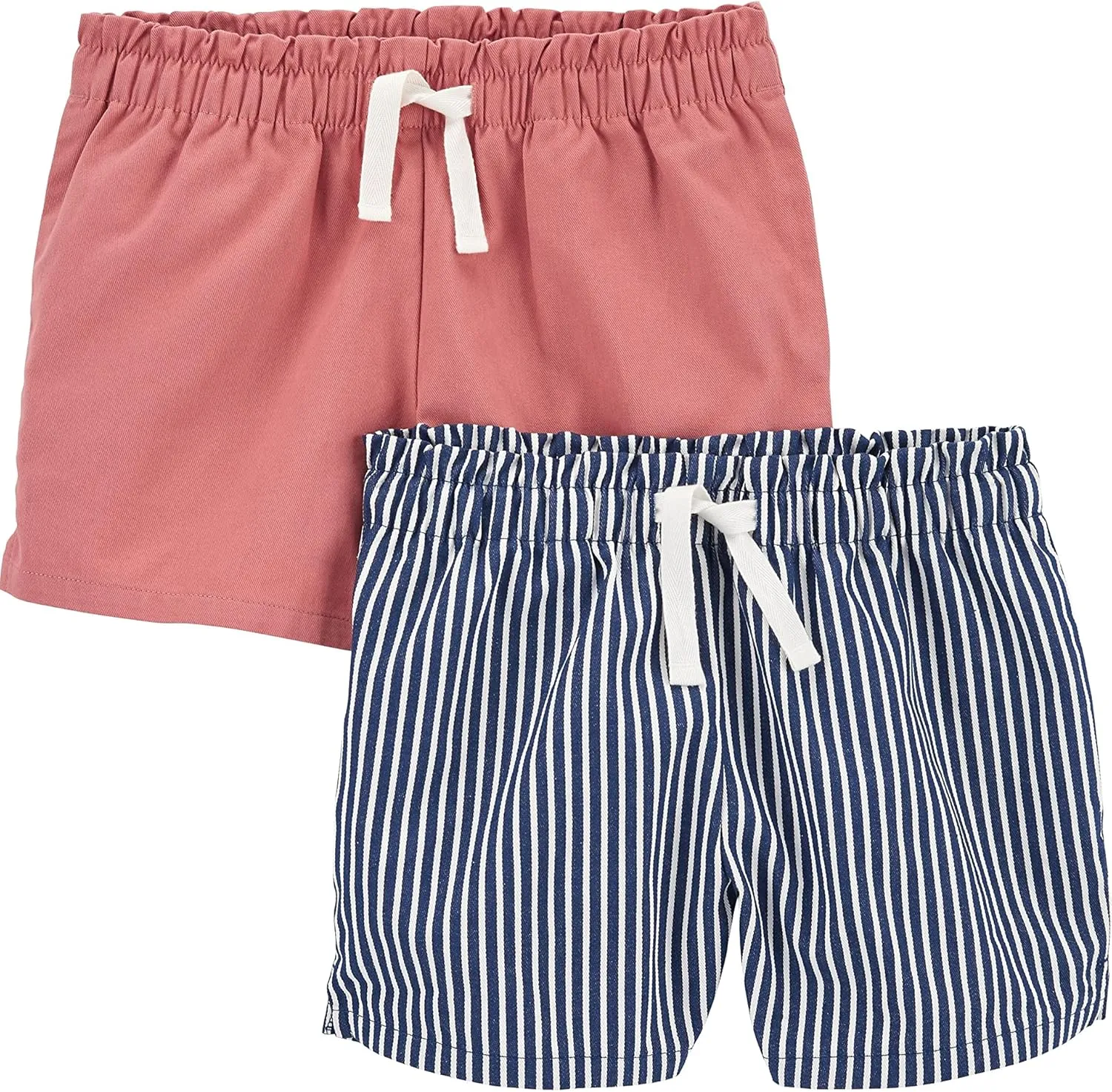 Simple Joys by Carter's Girls' Knit Shorts, Pack of 2