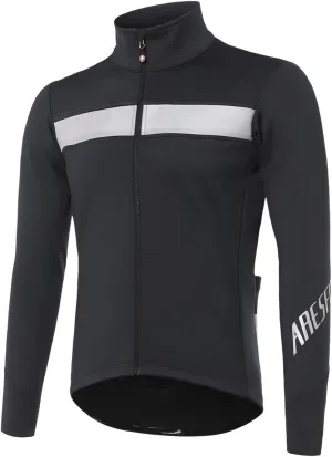Winter Cycling Jacket for Men Windproof Thermal Fleece Road Bike Clothing Running Jacket Windbreaker Reflective