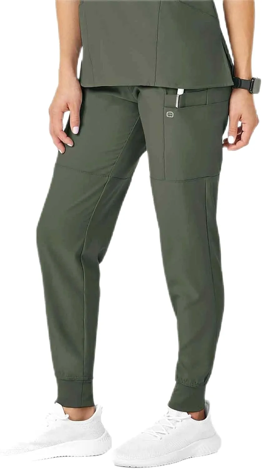 WonderWink Women's 5555 Comfort Waist Cargo Jogger Scrub Pant