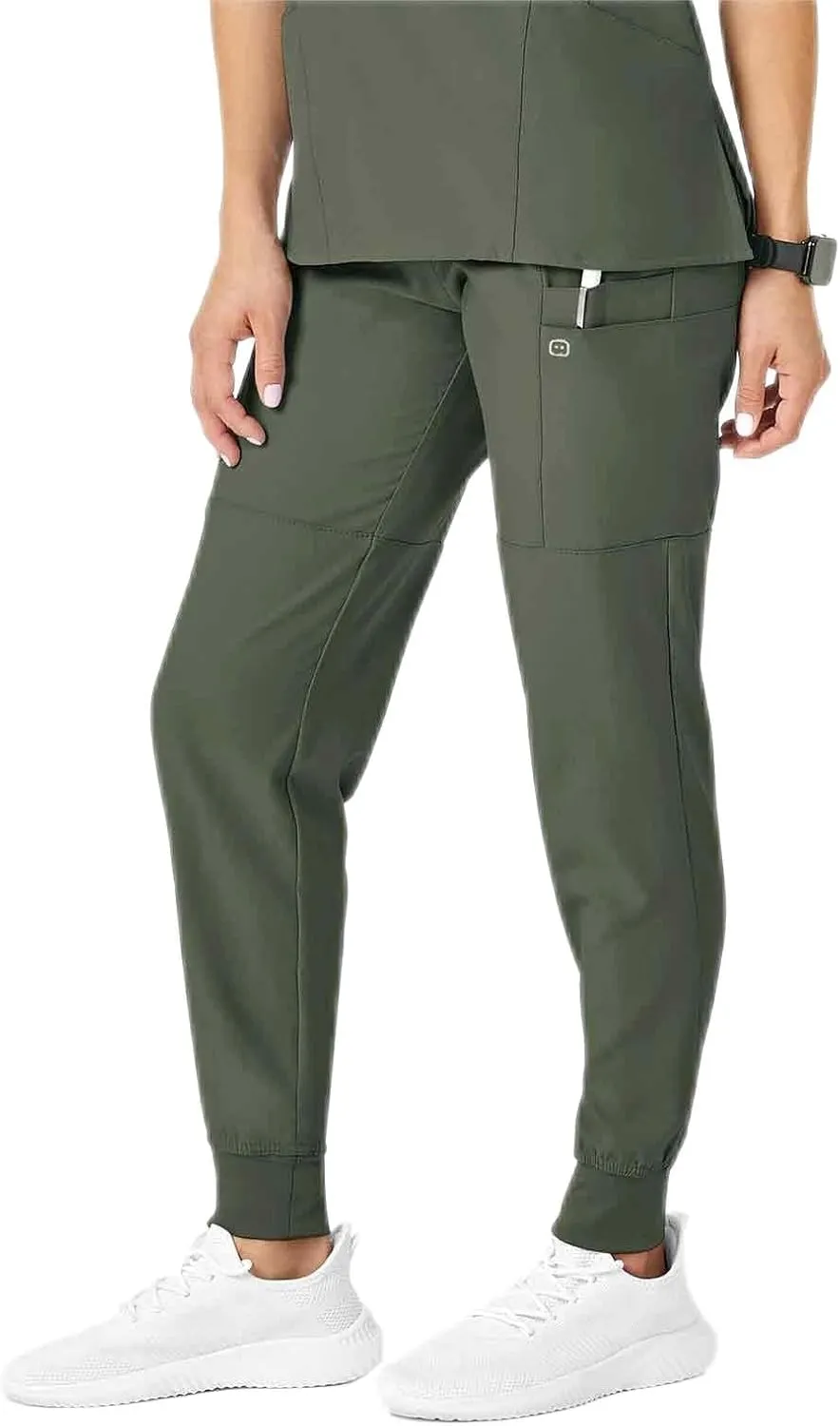WonderWink Women's 5555 Comfort Waist Cargo Jogger Scrub Pant