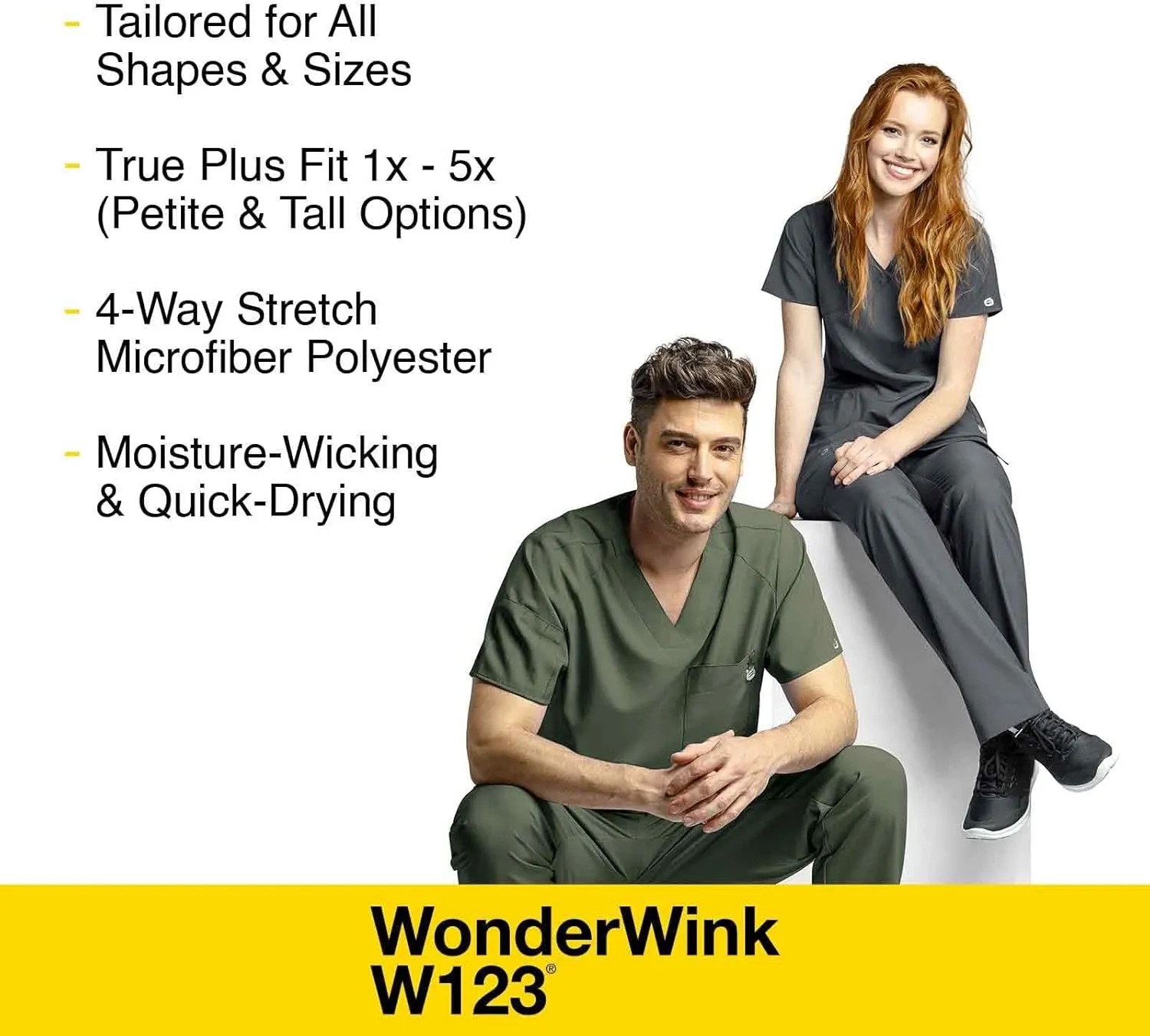 WonderWink Women's 5555 Comfort Waist Cargo Jogger Scrub Pant